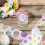 Easter Wired Edge Ribbon，Easter Ribbons Easter Eggs Bunny Printed Ribbons,A 5