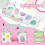 Easter Wired Edge Ribbon，Easter Ribbons Easter Eggs Bunny Printed Ribbons,A 8