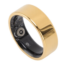 Intelligenter Gesundheitsring für Damen und Herren IP68 wasserdicht 22,3 mm Gold