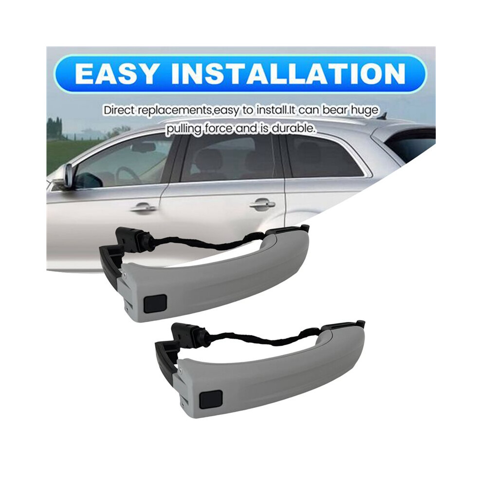 4Pcs 4L0837205b Outside Door Handle For Q7 2007-2015 4L0837207a 4L0 837 205B Exterior Door Handle W/Key 6031061449440
