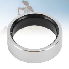 Smarter Gesundheitsring für Frauen & Männer, IP68 wasserdicht, 18mAh, Silber