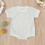 Baby Romper Grey Checkerboard Short Sleeve Crew Neck 6-12 2