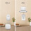 2X Wall Mount Hanger Built-in Cable Management Space Saving Bracket Wall Shelf for  Nest WiFi Wireless Router 6