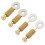 Ibasenice Leather Locking Tool Set 4 pcs Brass Stainless 4