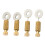 Ibasenice Leather Locking Tool Set 4 pcs Brass Stainless 5