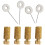 Ibasenice Leather Locking Tool Set 4 pcs Brass Stainless 7