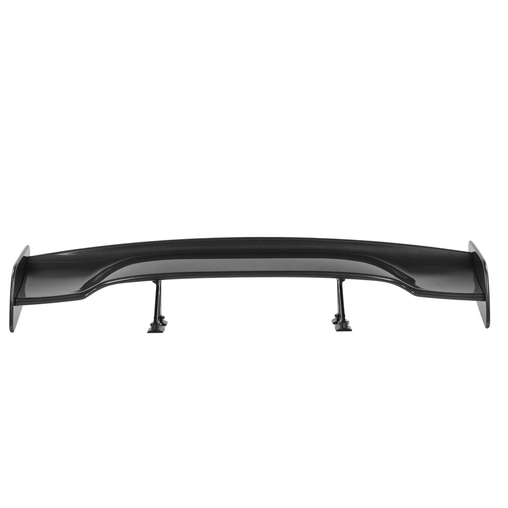 Gt Style Carbon Fibre Effect Spoiler For Saloons Black 7444352634002