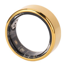 Gold Smart Gesundheitsring IP68 wasserdicht Schlaf- & Schrittzähler für Männer und Frauen