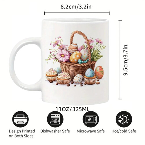 Osterhasen-Keramikbecher, 325 ml 2