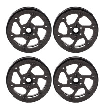 4 Stück 2,2" Carbonfaser RC Crawler Räder Felgen, Hochleistungsstarkes, leichtgewichtiges Upgrade
