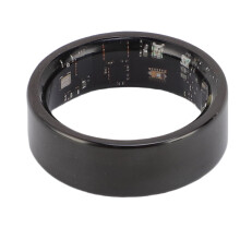 Intelligenter Gesundheitsring Schwarz 12 (21,5 mm) IP68 Fitness-Tracker für Männer & Frauen