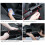 15x Armrest Box Protective Covers Carbon Fiber Central Armrest Decorative Modification for   10Th 2016-2019 8