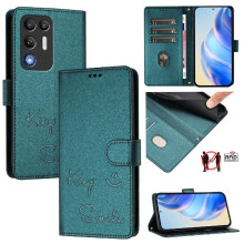 (Bottle green) Case For ZTE Nubia RedMagic 11 Air Card Holder Wallet PU Leather FLIP COVER RFID Blocking