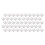 50 Pack Clear White Cable Adhesive Clips 14