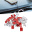 50 Pack Clear White Cable Adhesive Clips 12