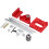 Portable Woodworking Drill Guide, 1.5-10mm, Red Adjustable Locator Tool 16