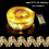 Christmas Ribbon Lights Battery-Powered Copper Wire 2m 3