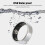 Smart Ring Modell 8, Silber Größe 8, 18mAh IP68 BT5.1 4