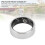 Smart Ring Modell 8, Silber Größe 8, 18mAh IP68 BT5.1 12