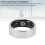 Smart Ring Modell 8, Silber Größe 8, 18mAh IP68 BT5.1 9
