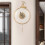 Decorative Wall Pendulum Clock Silent Copper Art 1
