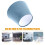 Modern Lamp Shade Velvet Blue 1Pack 3