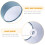 Modern Lamp Shade Velvet Blue 1Pack 5