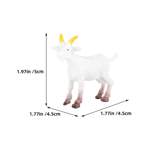 FRCOLOR Mini Goat and Lamb Figurines Set 3pcs 1
