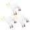 FRCOLOR Mini Goat and Lamb Figurines Set 3pcs 5
