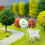 FRCOLOR Mini Goat and Lamb Figurines Set 3pcs 8