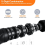 Modern Minimalist Bicycle Lock Chain Anti-Theft Portable Design Black 3