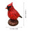 Red Cardinal Table Lamp – Stained Glass Design, 7 Inch 3