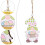 pendentif lapin de Pâques en bois 4