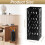 Hollowed Metal Rectangular Umbrella Stand Rack – Freestanding, Practical Organizer for Home/Office Entryway 2