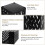 Hollowed Metal Rectangular Umbrella Stand Rack – Freestanding, Practical Organizer for Home/Office Entryway 7