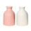 Ceramic Small Vase White for Decor Desktop Flower Aromatherapy 4