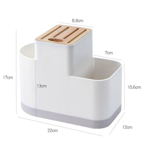 Multifunction Kitchen Storage Rack Plastic Draining Inserted Block Organizer Cutlery Holder for Chopsticks Spoons 1