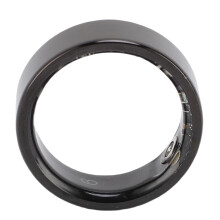 Smart Health-Ring für Frauen & Männer, IP68 wasserdicht, 18 mAh, Schwarz, Größe 13
