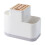 Multifunction Kitchen Storage Rack Plastic Draining Inserted Block Organizer Cutlery Holder for Chopsticks Spoons 5
