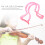 Violin Bow Collimator 1/4, 1/8, 1/10 Straightness Tool Pink 12
