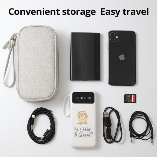 Reiseveske for USB-kabler og headset, 1 stk. 2