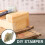 Blank Stone Stamp Green for Artists Practice 5 Pcs 3