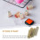 Blank Stone Stamp Green for Artists Practice 5 Pcs 8