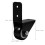 2PCS Caster Wheels Heavy Duty Black Rubber for Storage Rack Indoor Use 2