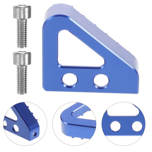 Motorcycle Blue Rear Brake Pedal Footrest Support 1
