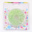 690pcs Plastic Imitation Pearl Dome Cabochons Half Round Green 3