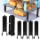 4-Pack Silicone Wire Rack Stackers – Space-Saving Vertical Organizer for Baking Cooling Racks, Countertop Storage Solution 2