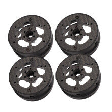 4 Stück RC Beadlock-Felgen 2,2 Zoll Leichtes Verbundgesicht für 1/10 Crawler