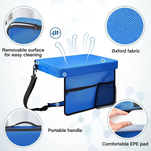 Useful Sports Gathering Seating 600D hard Fabric Soft-Blue 1
