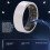 Smart Ring 18mAh Ti-Stahl Größe 6 Silber IP68 GPS 9